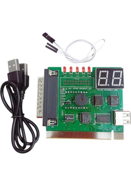 2 Haneli Bit Pc Bilgisayar Anakartı Teşhis Kartı USB Pcı LCD Hata Kodu Ekran Test Cihazı Analizörü Kartpostal (Yurt Dışından)
