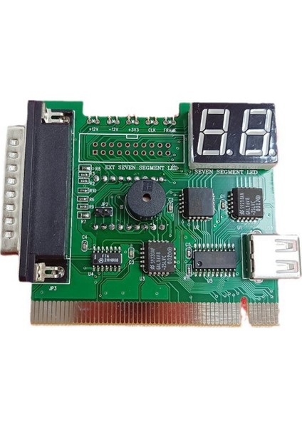 2 Haneli Bit Pc Bilgisayar Anakartı Teşhis Kartı USB Pcı LCD Hata Kodu Ekran Test Cihazı Analizörü Kartpostal (Yurt Dışından)