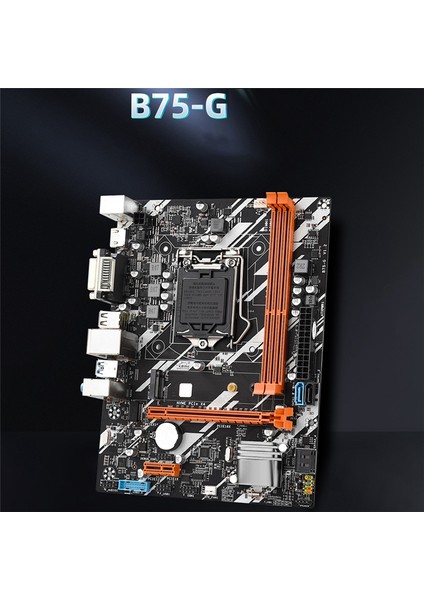 Sant Kuee  B75-G Bilgisayar Anakartı DDR3X2 Lga 1155 Cpu Pcı-E X16 Dizüstü Bilgisayar Için Grafik Kartı Yuvası (Yurt Dışından)