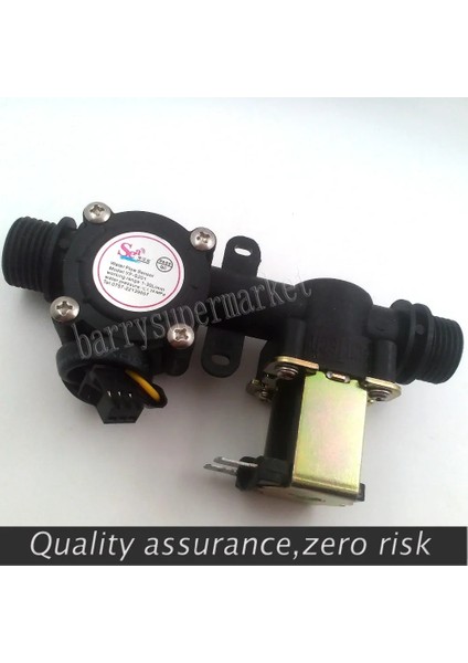 Su Akış Ölçer Sensörü Gösterge Sayacı Solenoid Valfli Su Isıtıcıları Için Otomatik Faturalandırma Sistemi Su Sebili G (Yurt Dışından)