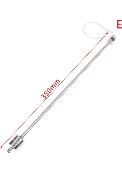 E Tarzı Paslanmaz Çelik Şamandıra Anahtarı Tank Sıvı Su Seviye Sensörü Çift Bilyalı Şamandıra Anahtarı Tank Havuz Akış Sensörleri mm (Yurt Dışından)