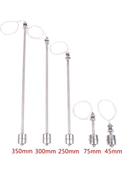 E Tarzı Paslanmaz Çelik Şamandıra Anahtarı Tank Sıvı Su Seviye Sensörü Çift Bilyalı Şamandıra Anahtarı Tank Havuz Akış Sensörleri mm (Yurt Dışından) modelleri