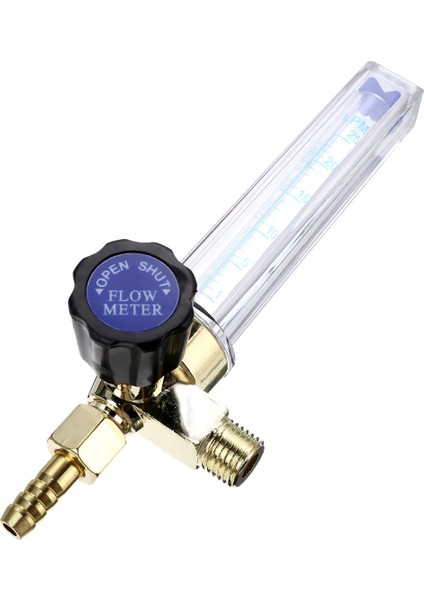 1 Adet 7mm Diken Argon Akış Ölçer Pt Pa Gaz Arco2 Kaynak Regülatörü Şeffaf ve Altın (Yurt Dışından)