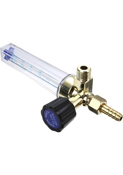 1 Adet 7mm Diken Argon Akış Ölçer Pt Pa Gaz Arco2 Kaynak Regülatörü Şeffaf ve Altın (Yurt Dışından)