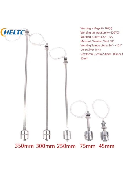 N7 Tarzı 30 Stilleri mm Paslanmaz Çelik Şamandıra Anahtarı Tankı Sıvı Su Seviyesi Sensörü Çift Bilyalı Anahtar Tankı Havuz Akış Sensörleri Şamandıra (Yurt Dışından) modelleri