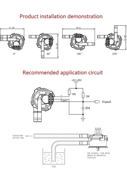 Su Akış Sensörü Gıda Sınıfı Anahtarı Hall Etkisi Akış Ölçer Sıvı Ölçer Sayacı Kahve Makinesi Için Su Arıtma Dc5 ~ 18V (Yurt Dışından)