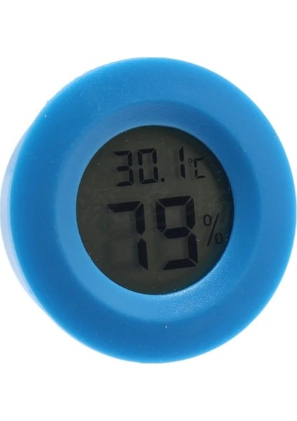 Mavi Stil 2 In 1 Termometre Higrometre Mini LCD Dijital Sıcaklık Nem Ölçer Sıcaklık Test Cihazı Sensörü Kapalı Oda Enstrüman (Yurt Dışından)