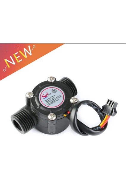 YF-S201 Su Akış Sensörü Debimetre "akış Sensörü Su Kontrol Cihazı 2.0mpa Akış Ölçüm Cihazı YF-S201 Için (Yurt Dışından)