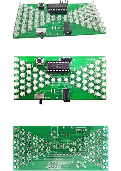 Yeşil Stil 5 V Elektronik Kum Saati Dıy Kiti LED Lamba Çift Katmanlı Pcb Kurulu ile Komik Elektrik Üretim Kitleri (Yurt Dışından) fiyatları