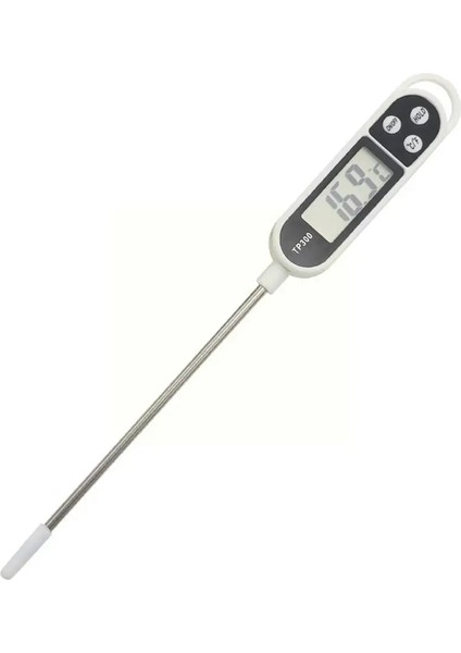 Beyaz Stil Yeni Mutfak Dijital Gıda Termometresi Et Kek Süt Probu Ölçer Elektronik Ev Pişirme Aracı Barbekü Fırın Termometresi B5Q3 (Yurt Dışından) indirimleri