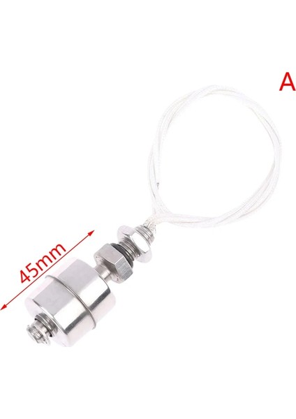 N1 Stili 30 Stilleri mm Paslanmaz Çelik Şamandıra Anahtarı Tankı Sıvı Su Seviyesi Sensörü Çift Bilyalı Anahtar Tankı Havuz Akış Sensörleri Şamandıra (Yurt Dışından)