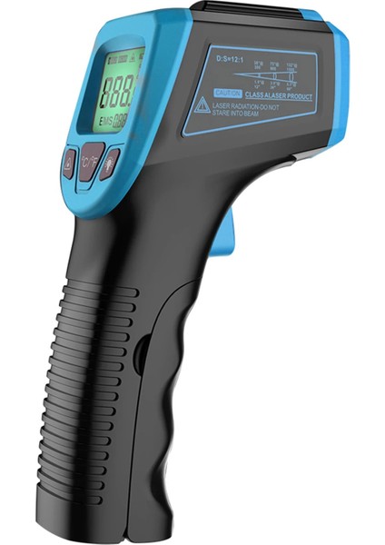 Gümüş Tarzı GM320S Lazer Olmayan -50 ~ 600 Kızılötesi Termometre Kızılötesi Pirometre Ir Lazer Sıcaklık Ölçer Endüstriyel Pirometre Nokta Tabancası (Yurt Dışından)