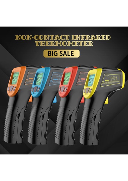 Gümüş Tarzı GM320S Lazer Olmayan -50 ~ 600 Kızılötesi Termometre Kızılötesi Pirometre Ir Lazer Sıcaklık Ölçer Endüstriyel Pirometre Nokta Tabancası (Yurt Dışından)