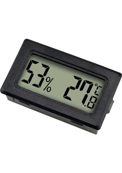 Siyah Stil Dijital Mini Termo-Higrometreler LCD Kapalı Uygun Sıcaklık Sensörü Nem Ölçer Termometre Higrometre Ölçer (Yurt Dışından) indirimleri