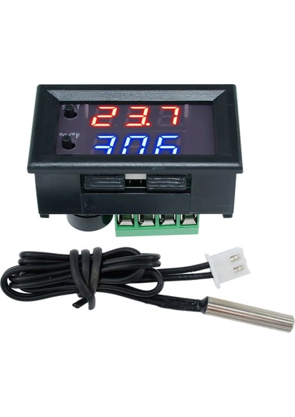 K Dijital LED Termostat Sıcaklık Kontrol Cihazı Akıllı Sıcaklık Sensörü Devre Kartı Modülü 12 V Dc + Su Geçirmez Ntc Sensörü (Yurt Dışından)
