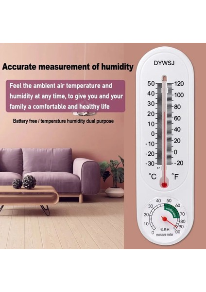 23 cm Uzun Duvar Asılı Termometre Asılı Logger Sıcaklık Ölçüm Aracı Kapalı Açık Bahçe Ev Garaj Ofis Odası (Yurt Dışından) fiyatları