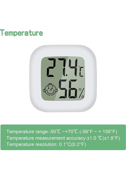 Pembe Tarzı Mini LCD Dijital Termometre Higrometre Kapalı Termo Higrometre Nem Ölçer Bebek Odası Oturma Odası Ofis Buzdolabı Için (Yurt Dışından) fiyatları