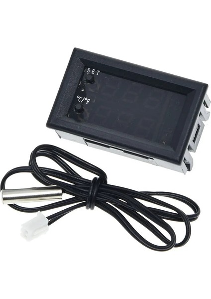 K Dijital LED Termostat Sıcaklık Kontrol Cihazı Akıllı Sıcaklık Sensörü Devre Kartı Modülü 12 V Dc + Su Geçirmez Ntc Sensörü (Yurt Dışından)