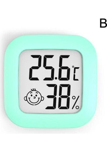C Tarzı Mini Dijital Termometre Higrometre Kapalı Oda Sıcaklığı Nem Ölçer Ortam Termometresi Ev Dijital Termometre (Yurt Dışından)