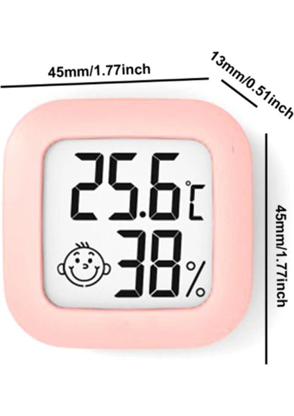 C Tarzı Mini Dijital Termometre Higrometre Kapalı Oda Sıcaklığı Nem Ölçer Ortam Termometresi Ev Dijital Termometre (Yurt Dışından) indirimleri