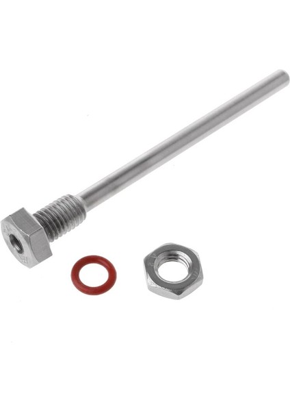 Zining Shop 250MM Tarzı 250 2mpa Lmm Thermowell Daldırma Kolu Cep Paslanmaz Çelik X1.5 Konu OD6MM Sıcaklık Sensörü Için (Yurt Dışından)