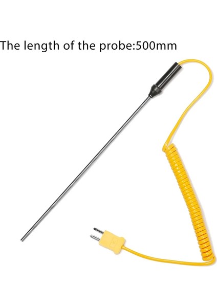 500MM Tarzı 1 Adet Dayanıklı mm K-Tipi Termokupl Prob Sensörü Sıcaklık -50C Tc Tel Kablo ile Ölçme Aletleri (Yurt Dışından)