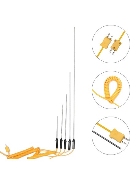 100MM Tarzı 1 Adet Dayanıklı mm K-Tipi Termokupl Prob Sensörü Sıcaklık -50C Tc Tel Kablo ile Ölçme Aletleri (Yurt Dışından)
