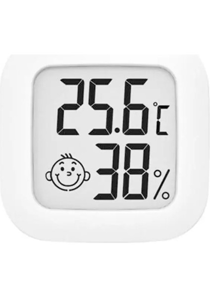 Bir Stil Mini Dijital Termometre Higrometre Kapalı Oda Sıcaklığı Nem Ölçer Ortam Termometresi Ev Dijital Termometre (Yurt Dışından)