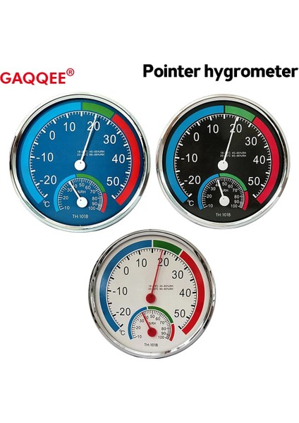 Siyah Stil 2 In 1 Pointer Termometre Termohigrometre Kapalı Açık Higrometre Duvara Monte Masaüstü Sıcaklık Nem Ölçer Ev (Yurt Dışından) fırsatları