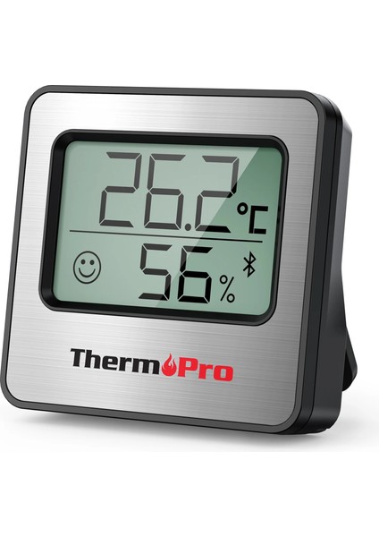 Siyah Stil Thermopro TP357 Dijital Bluetooth Bağlantılı Telefon Uygulaması Kablosuz 80M Hava Istasyonu Termometre Higrometre Ev Iç Mekan Için (Yurt Dışından)