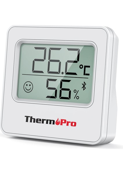 Siyah Stil Thermopro TP357 Dijital Bluetooth Bağlantılı Telefon Uygulaması Kablosuz 80M Hava Istasyonu Termometre Higrometre Ev Iç Mekan Için (Yurt Dışından)