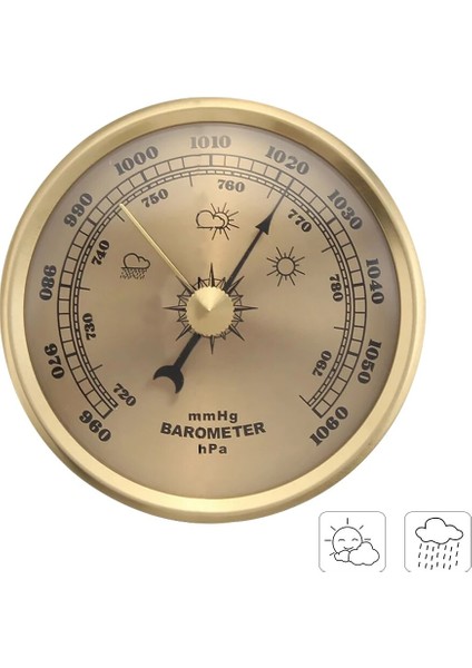 Ev Hava İstasyonu Barometre Termometre Higrometre Duvar Asılı Basınç Göstergesi Hava İstasyonu Higrometre Kapalı (Yurt Dışından)