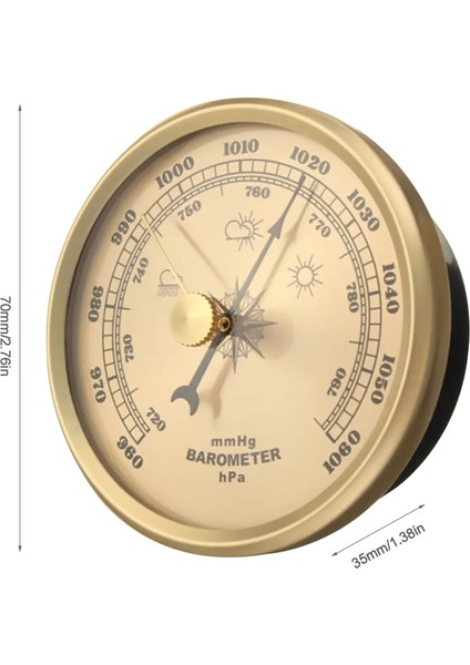 Ev Hava İstasyonu Barometre Termometre Higrometre Duvar Asılı Basınç Göstergesi Hava İstasyonu Higrometre Kapalı (Yurt Dışından) fiyatları