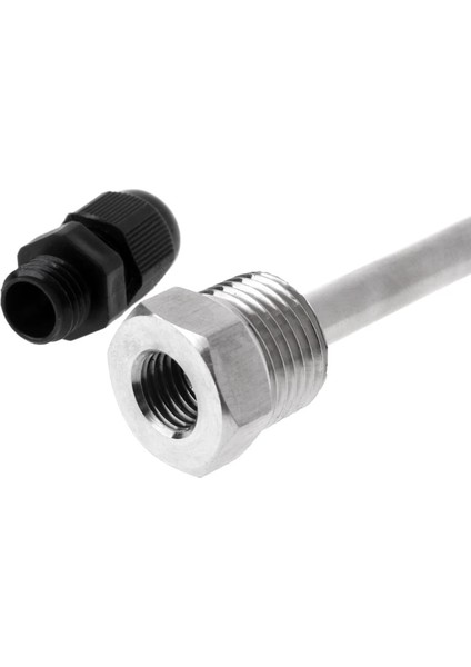 150MM Tarzı Thermowell Daldırma Kovanı Cep Paslanmaz Çelik 304 B" Max 6mm Tel Için Pt NTC10K NTC50K Boru L30-L (Yurt Dışından) fırsatları