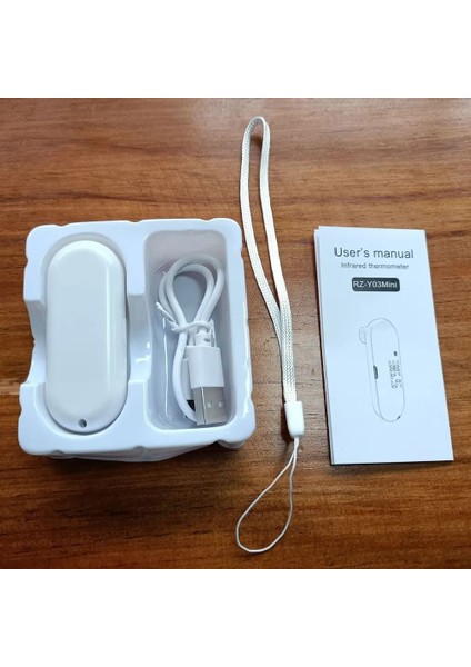 2022 Yeni Şarj Edilebilir Küçük Alın Yüzeyi LCD Kızılötesi Olmayan Sıcaklık Ölçüm Termometresi Veri Hafıza Fonksiyonu (Yurt Dışından) fırsatları