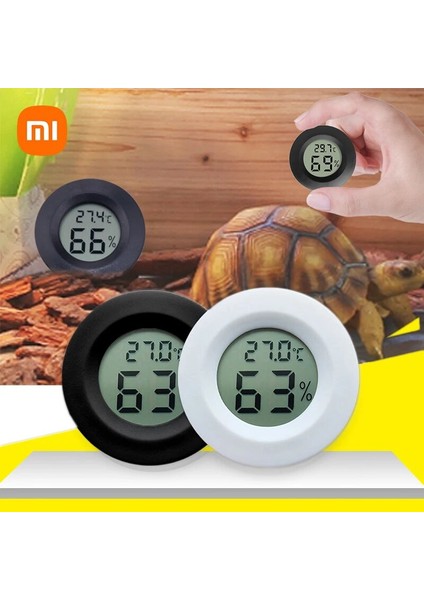 Beyaz Stil Termometreler Higrometre Ev Hava Istasyonu Sıcaklık Nem Ölçer Sensörü Dijital Kapalı Oda Ortamı Termo-Higrometre (Yurt Dışından) indirimleri