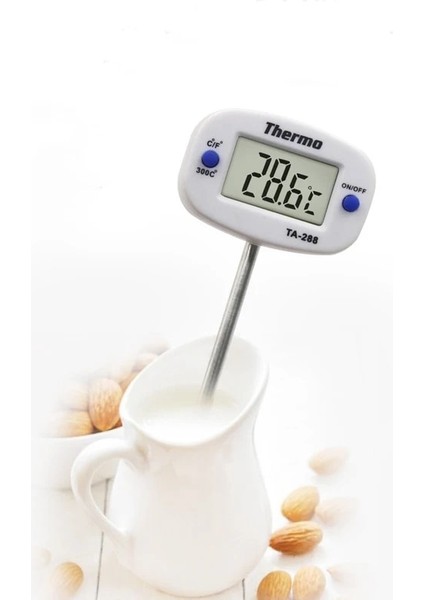 Beyaz Stil 1 Adet Dijital Mutfak Termometresi Barbekü Elektronik Dijital Gıda Sondası Termometre Mutfak Gereçleri Barbekü Için Su Süt Et Sıcaklığı (Yurt Dışından) indirimleri