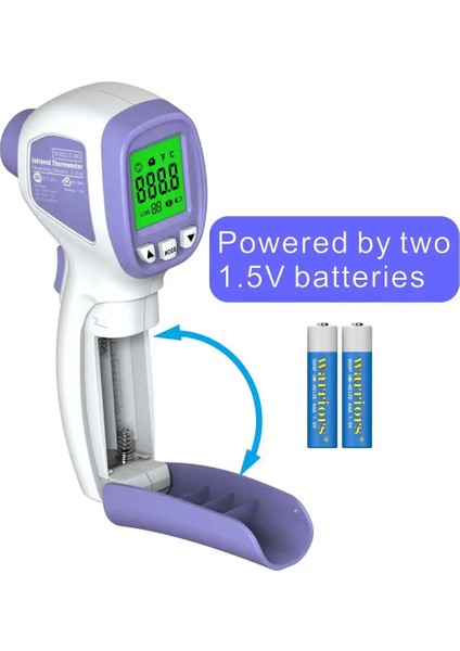 Bej Tarzı Ateş Alarmı ve Anında Doğruluk Okuma ile 2'si 1 Arada Vücut Yüzey Modu LCD Ekransız Dijital Termometre (Yurt Dışından) indirimleri