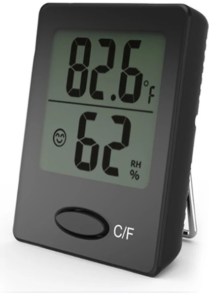 Turuncu Tarzı Ortam Termometresi Ev Termometre Dijital Higrometre Mini Kapalı Dış Sıcaklık Nem Ölçer Sıcaklık Monitörü (Yurt Dışından) fiyatları