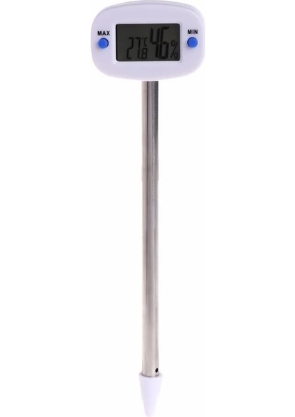 Dijital Termometre Toprak Test Cihazı Metre Sıcaklık Nem Monitörü Bahçe Çim Bitki Pot Ölçme Araçları (Yurt Dışından)