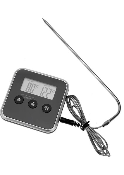 Siyah Stil 1 Adet Dijital Gıda Termometresi Mutfak Barbekü Probu Elektronik Barbekü Termometre Et Termometresi (Yurt Dışından)