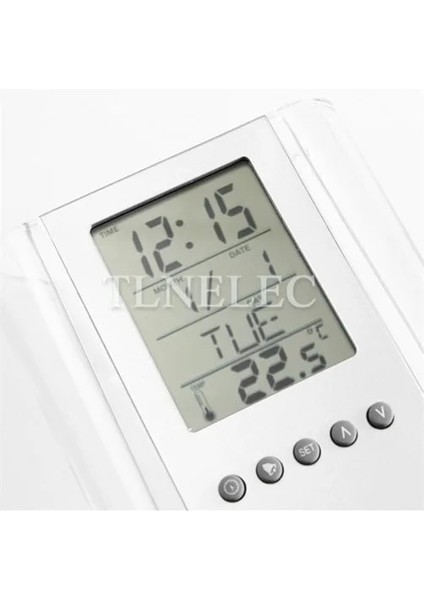 Zaman Alarmı Elektronik Zamanlayıcı Müzik Doğum Günü Hatırlatma Sürekli Takvim Şeffaf Kalem Tutucu Termometre (Yurt Dışından) fiyatları