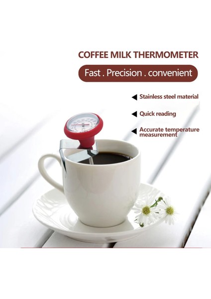 Mutfak Termometresi Paslanmaz Çelik Kahve Süt Gıda Çay Su Espresso Köpük Barbekü Sıcaklık Test Cihazı Termometre (Yurt Dışından) fiyatları