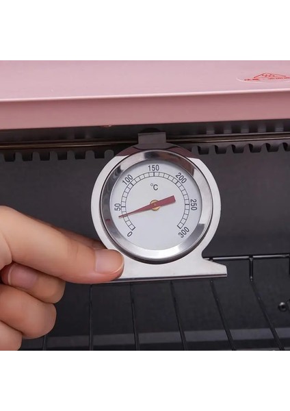 Bir Stil 300C Paslanmaz Çelik Fırın Termometresi Mini Kadran Stand Up Sıcaklığı Gıda Et Pişirme Izgarası Higrometre Ev Mutfak Aletleri (Yurt Dışından) indirimleri