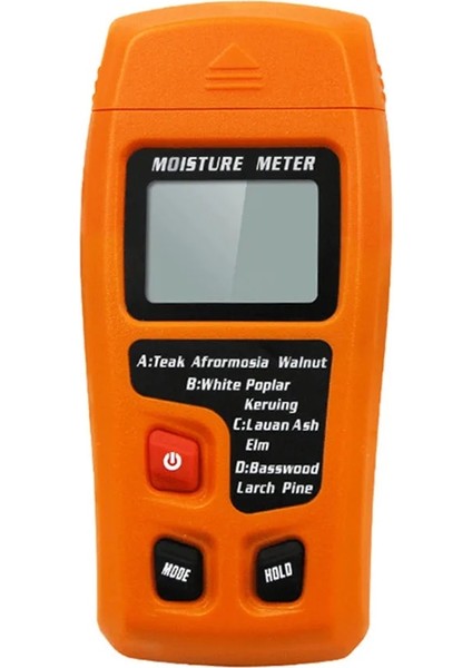 Turuncu Tarzı Ahşap Nem Ölçer LCD Ekran Dijital Nem Testi Profesyonel Malzemeleri Kereste Çıtaları Kirişler Için Ağaç Yoğunluğu Kontrplak (Yurt Dışından)