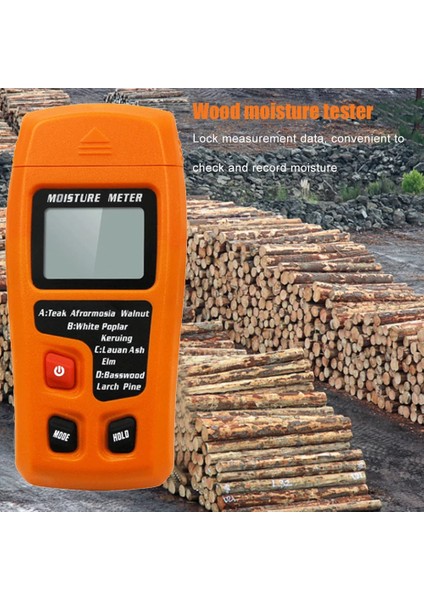 Turuncu Tarzı Ahşap Nem Ölçer LCD Ekran Dijital Nem Testi Profesyonel Malzemeleri Kereste Çıtaları Kirişler Için Ağaç Yoğunluğu Kontrplak (Yurt Dışından) fırsatları