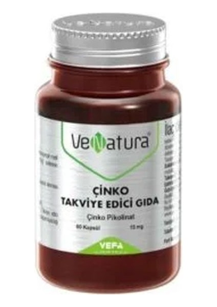 Çinko Pikolinat 15 Mg 60 Kapsül ( 1 Adet )