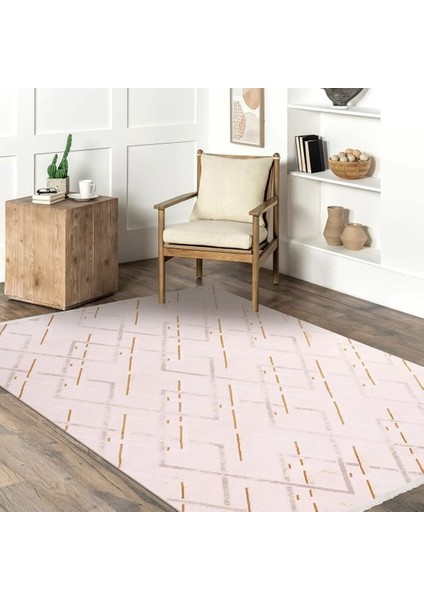 Royal Koleksiyonu 14950 Viskon Bambu Dokulu Salon Antre Mutfak Halı Yolluk