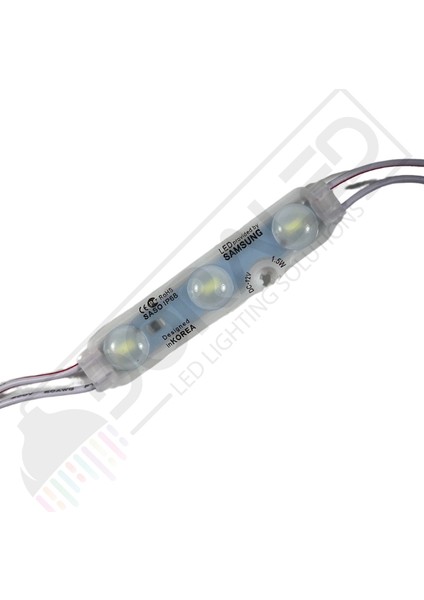 Samsung 3'lü Led Modül 12 Volt Yeşil -10 Adet