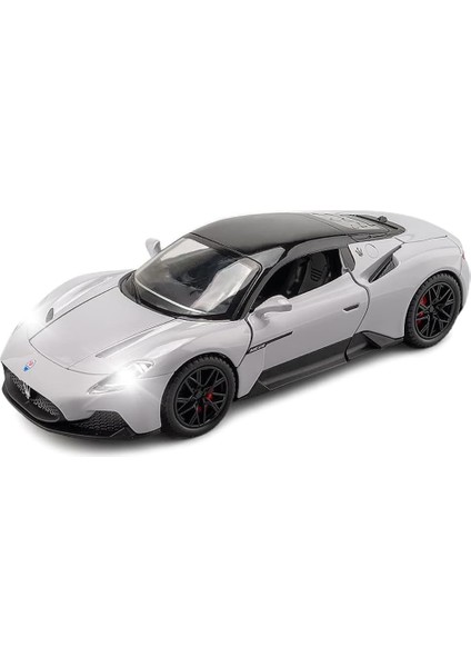 1:24 Maserati MC20 Model Araba Oyuncak Döküm Oyuncak Arabalar, Çinko Alaşımı Ses ve Işık ile Geri Çekin Oyuncak Araba Çocuklar Için Erkek Kız Hediyesi, Doğum Günü Hediyeleri, Kolek (Yurt Dışından)